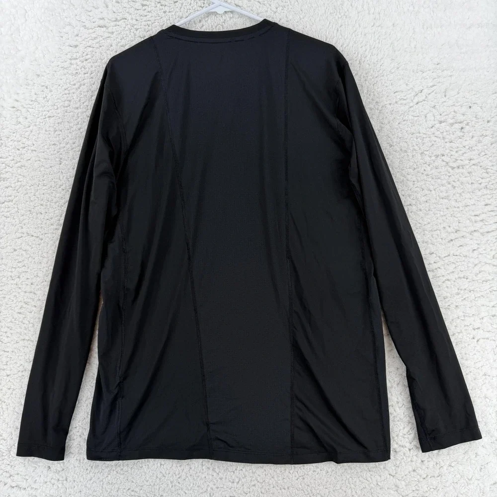 Adidas Techfit Shirt Mens XL Black Long Sleeve Primegreen Athletic Training Top
